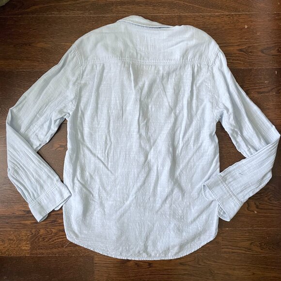 Rails Men's Wyatt Oxford 100% Cotton Shirt in Light Blue-Small - Picture 4 of 9